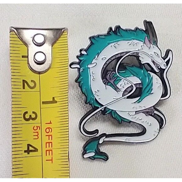 Spirited Away Anime Haku Dragon Studio Ghibli Enamel Pin Jacket Purse Backpack - Picture 6 of 7